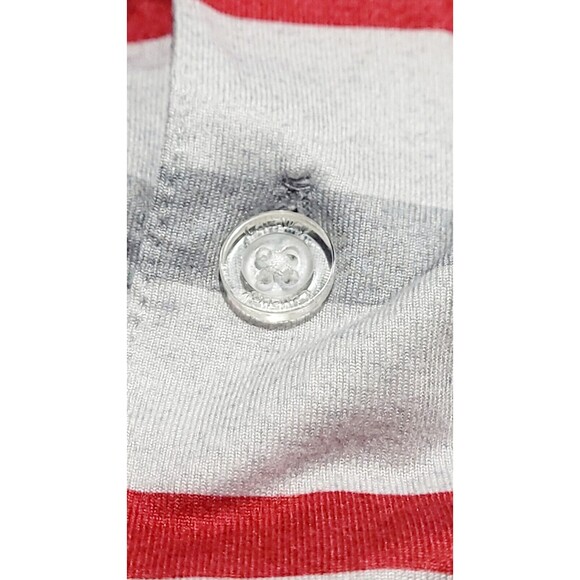 CALLAWAY OPTI-DRI GOLF Polo Shirt XL Gray Red Striped Moisture Wicking NWOT - Picture 10 of 12